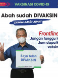 Abah Sudah Divaksin